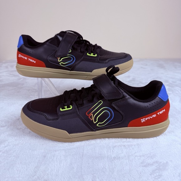 Adidas Five Ten HellCat Men' 13 Black , Red, Gum Cycling Shoes - GY5125 $120 New - Picture 2 of 8